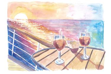 Cruise Dreams with Sunset Cocktails and Endless Sea Views thumb
