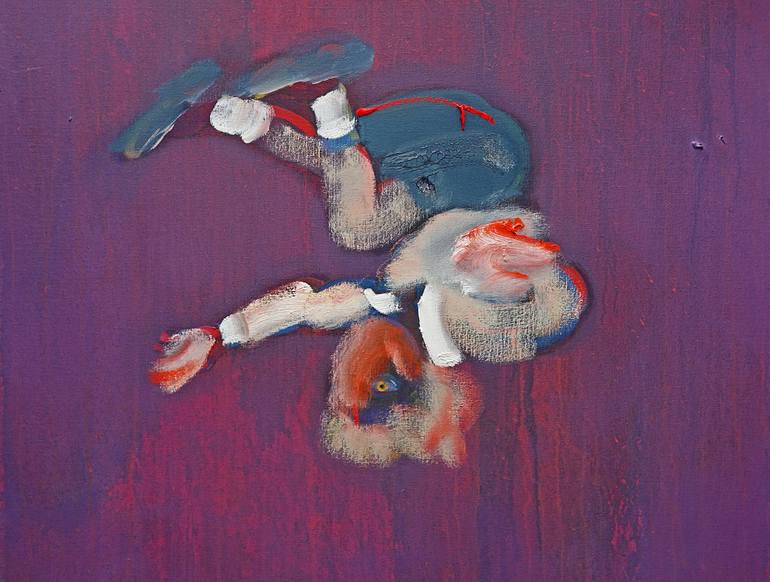 Falling Boy Painting by Charles Stuart | Saatchi Art