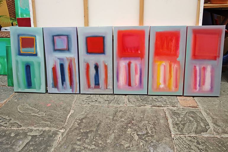 Original Abstract Expressionism Other Painting by Charles Stuart