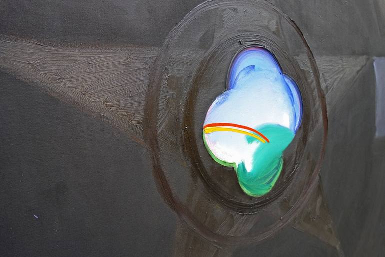 Original Abstract Expressionism Abstract Painting by Charles Stuart