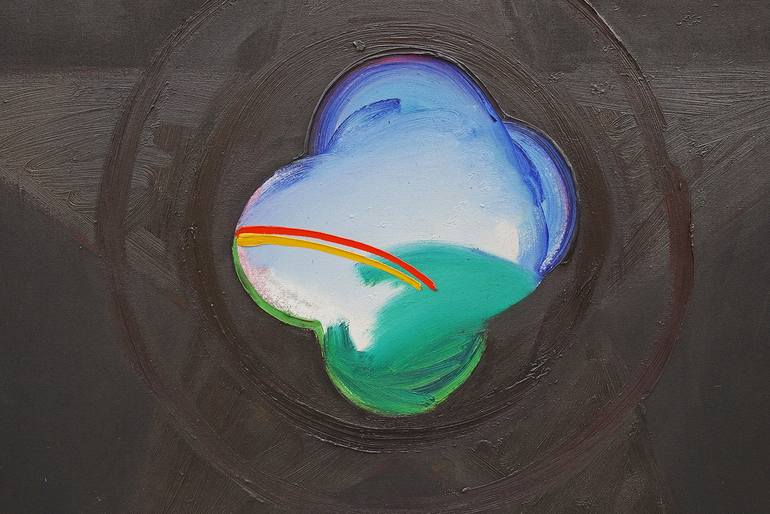 Original Abstract Expressionism Abstract Painting by Charles Stuart