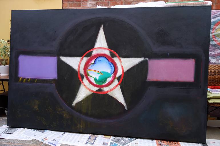 Original Abstract Expressionism Abstract Painting by Charles Stuart