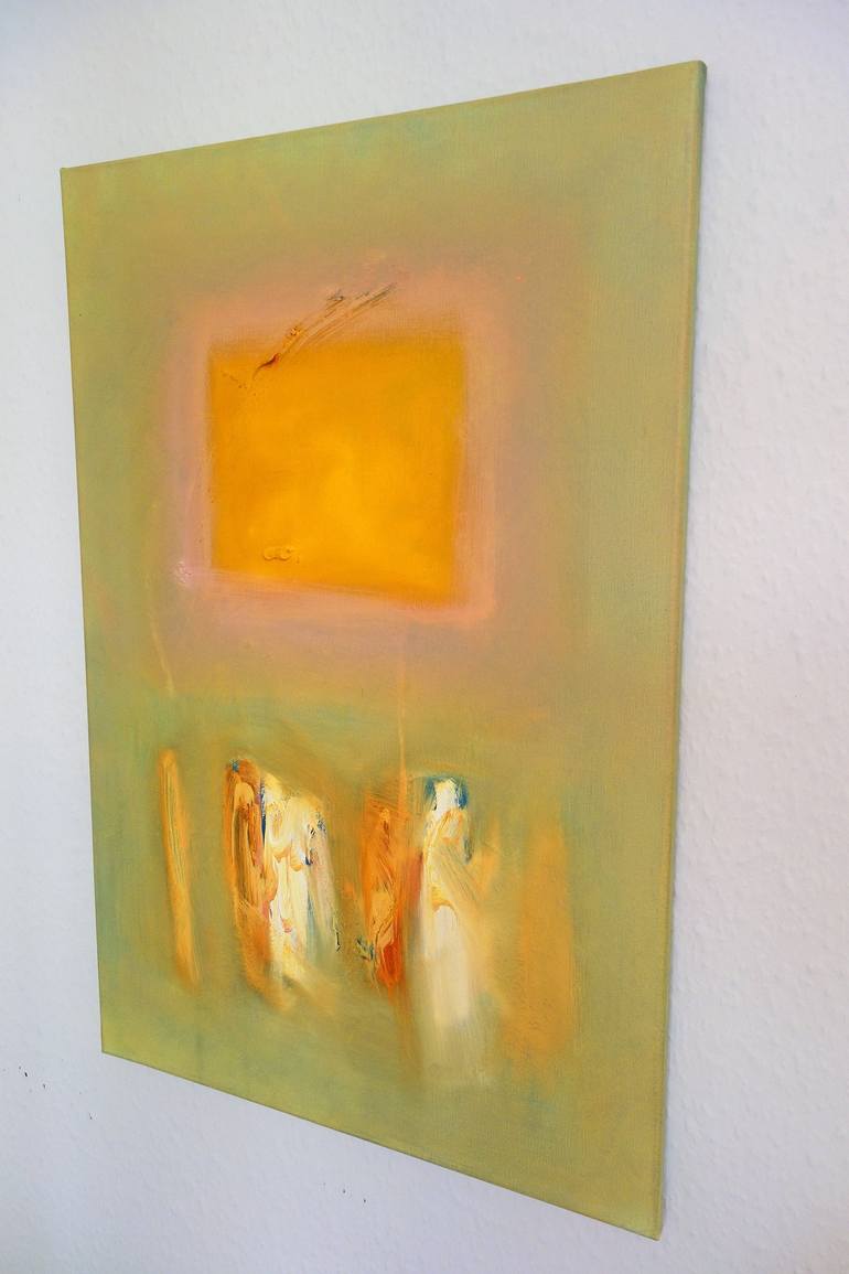 Original Abstract Painting by Charles Stuart