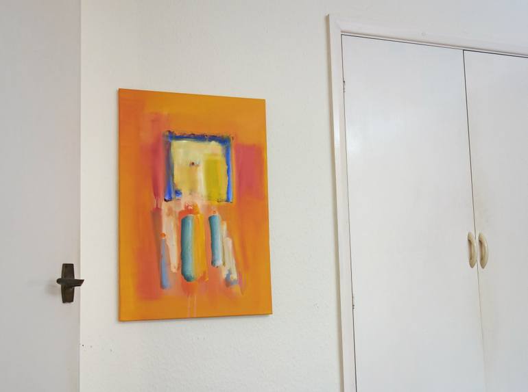 Original Abstract Expressionism Abstract Painting by Charles Stuart