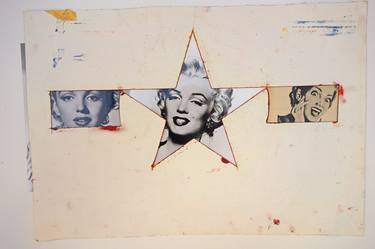 Print of Celebrity Collage by Charles Stuart
