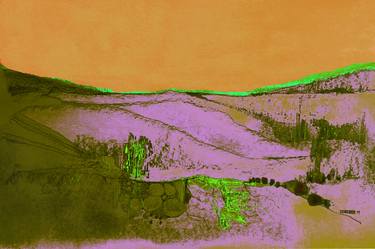 Print of Landscape Mixed Media by Oliver bloom