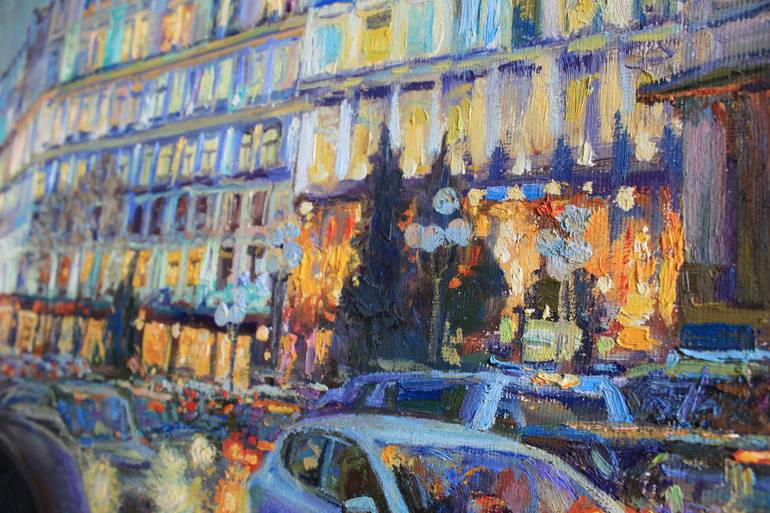 Original Impressionism Architecture Painting by Illia Yarovoy