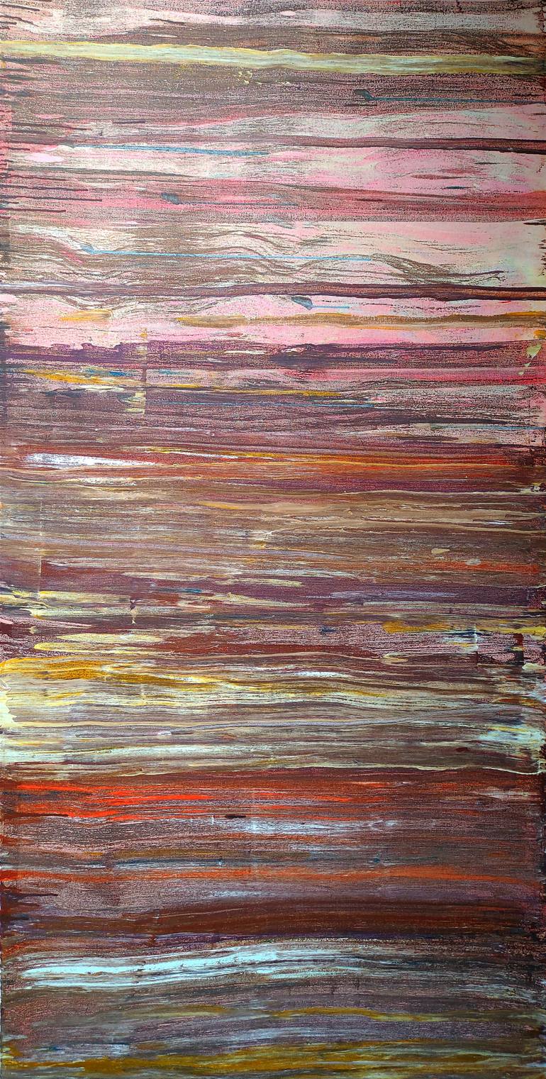 Original Abstract Expressionism Abstract Painting by Algis Berziunas