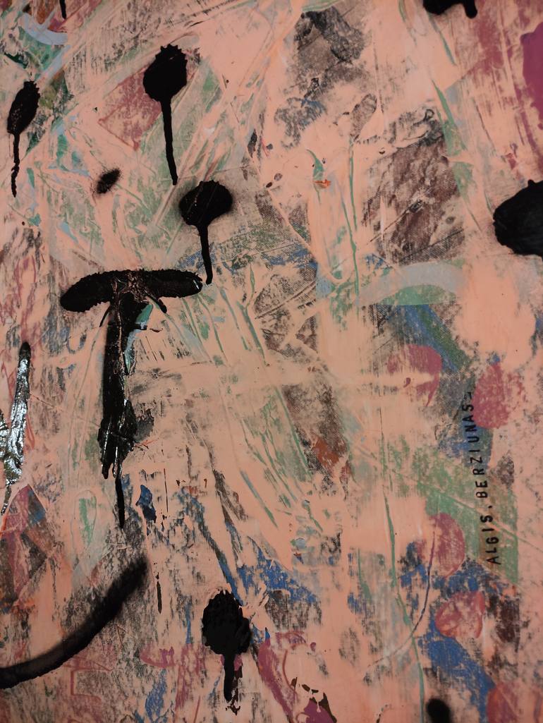Original Contemporary Abstract Painting by Algis Berziunas