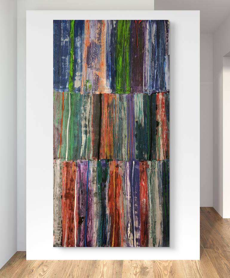 Original Color Field Painting Abstract Painting by Algis Berziunas