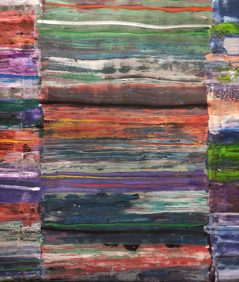 Original Color Field Painting Abstract Painting by Algis Berziunas