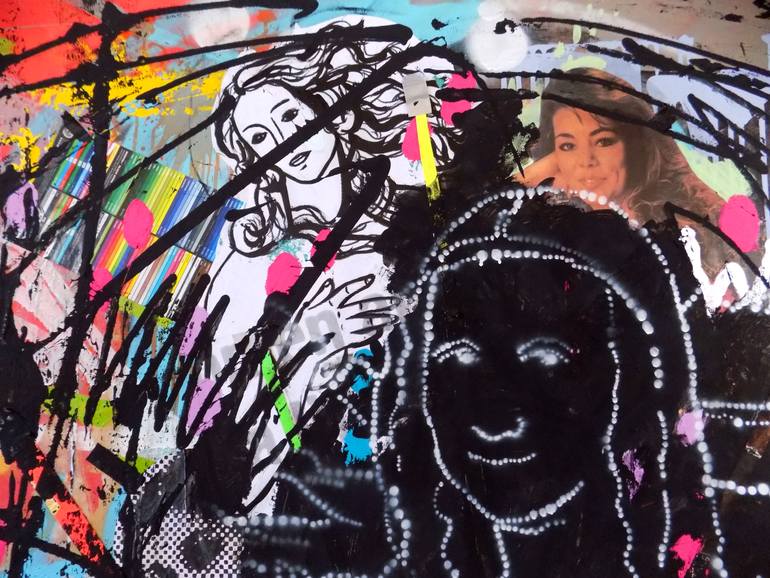 Original Modernism Pop Culture/Celebrity Painting by Algis Berziunas