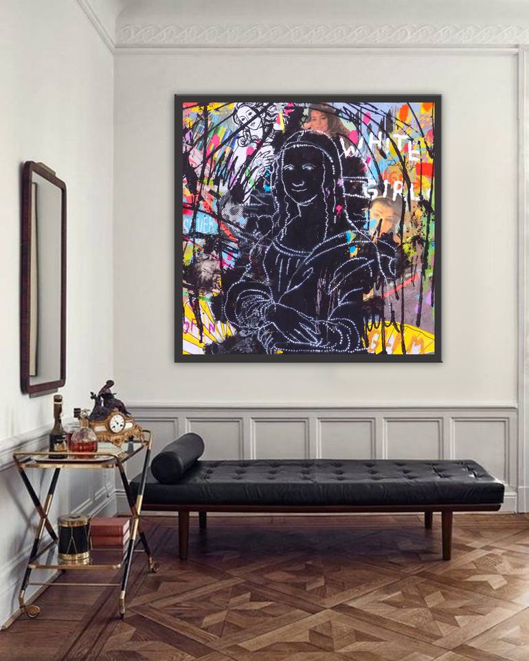 Original Modernism Pop Culture/Celebrity Painting by Algis Berziunas