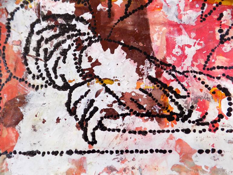 Original Conceptual Home Painting by Algis Berziunas