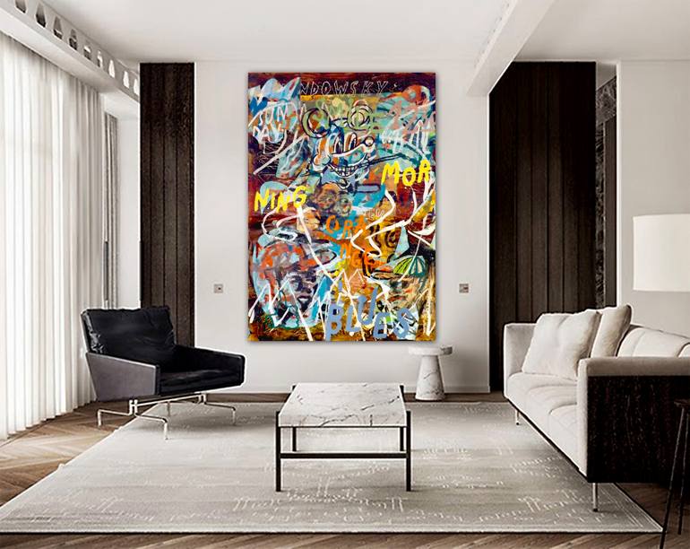 Original Expressionism World Culture Painting by Algis Beržiūnas