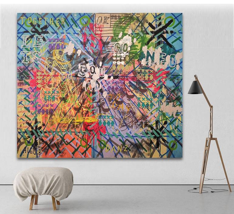 Original Modernism Fashion Painting by Algis Berziunas