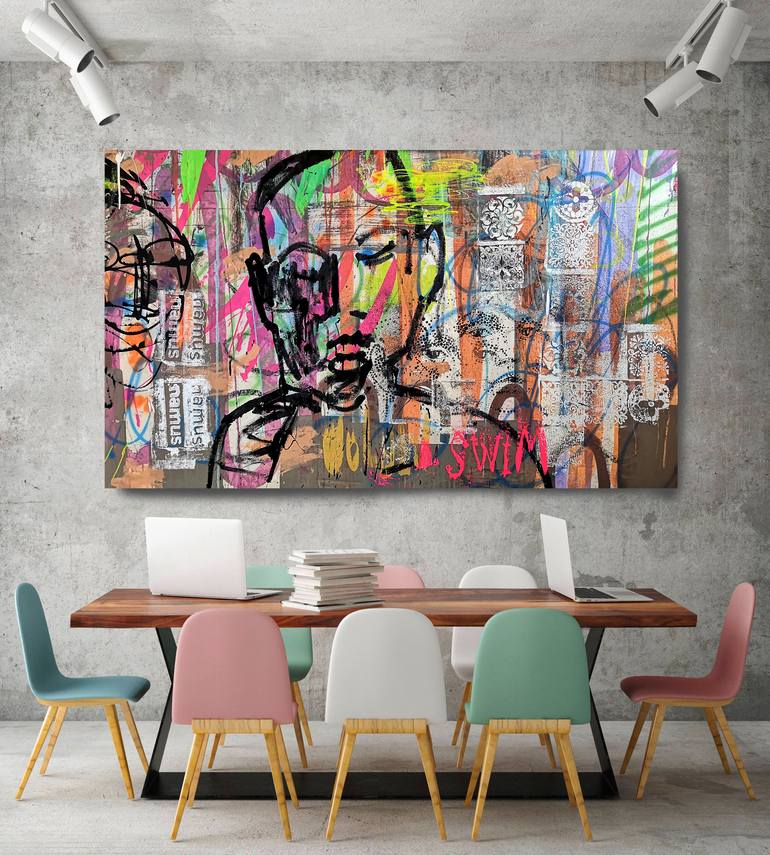 Original Figurative People Painting by Algis Berziunas