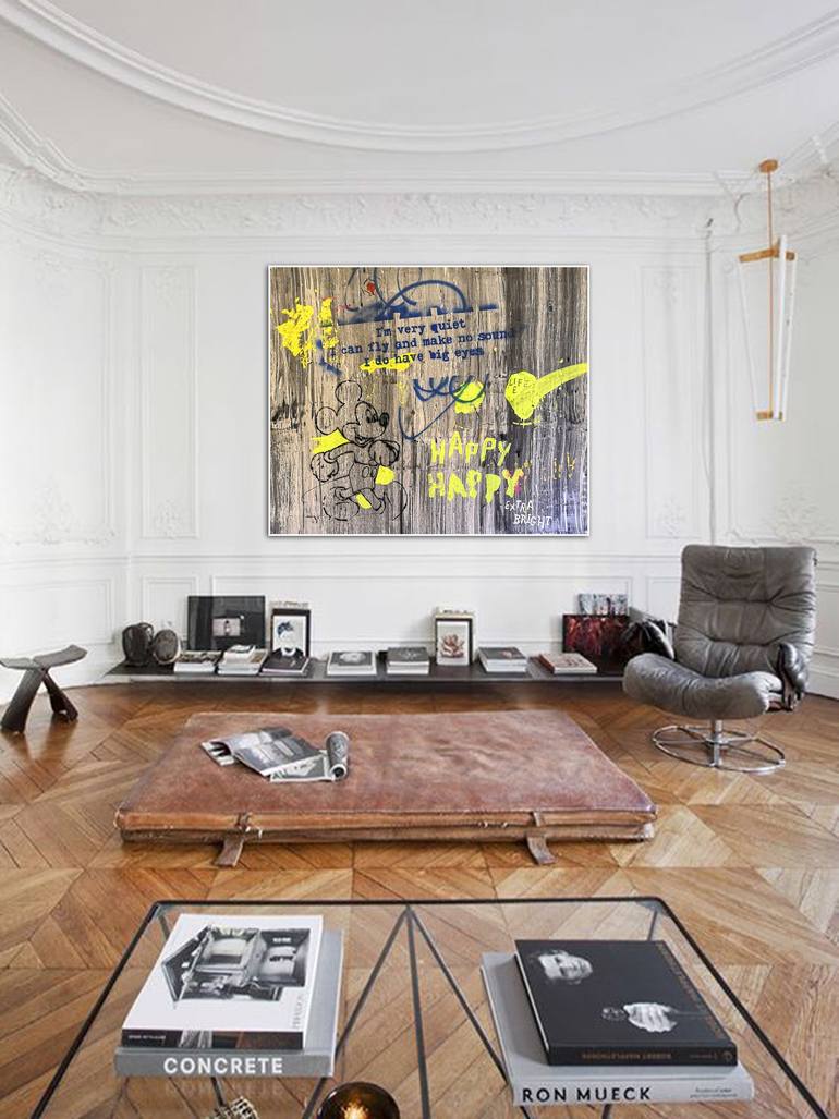 Original Conceptual Cinema Painting by Algis Berziunas