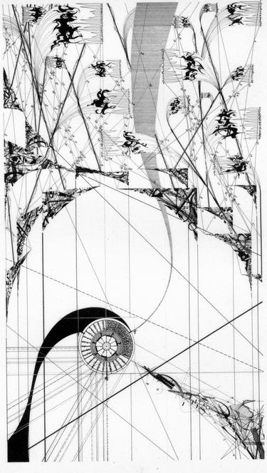 Original Abstract Drawings by Stefan Brockett