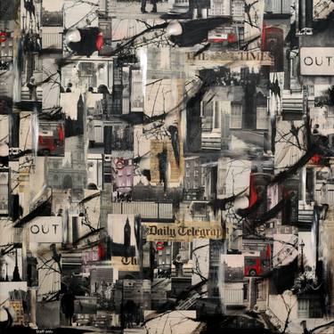 Original Street Art Architecture Collage by Agathe Delamare