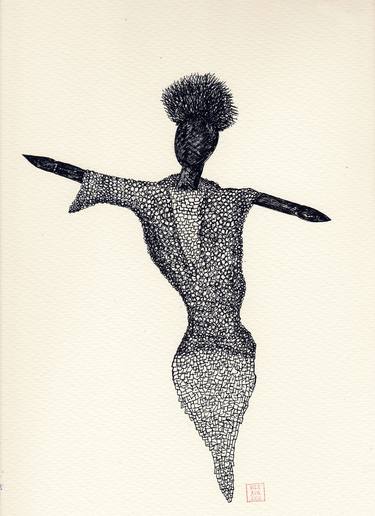 Original Fashion Drawings by Jean-François Réveillard