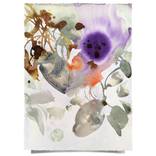 Abstract Botanical Watercolor Art, Flower of Plant 