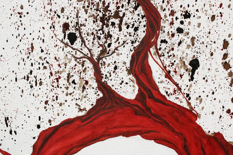 Original Abstract Expressionism People Painting by Javier Lujan