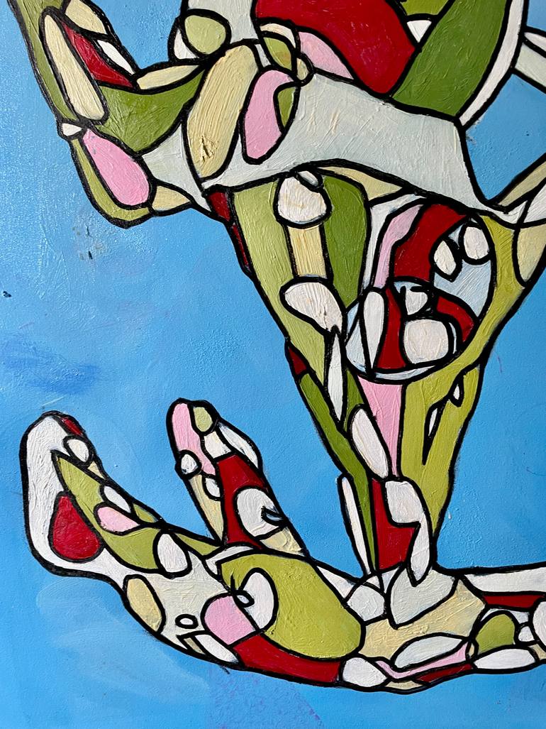 Original Abstract Expressionism Abstract Painting by Steven Miller