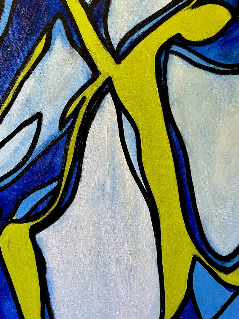 Original Abstract Expressionism Abstract Painting by Steven Miller