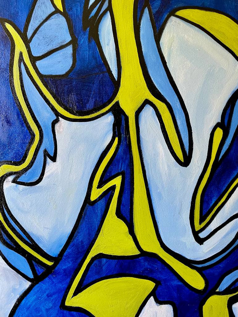 Original Abstract Expressionism Abstract Painting by Steven Miller