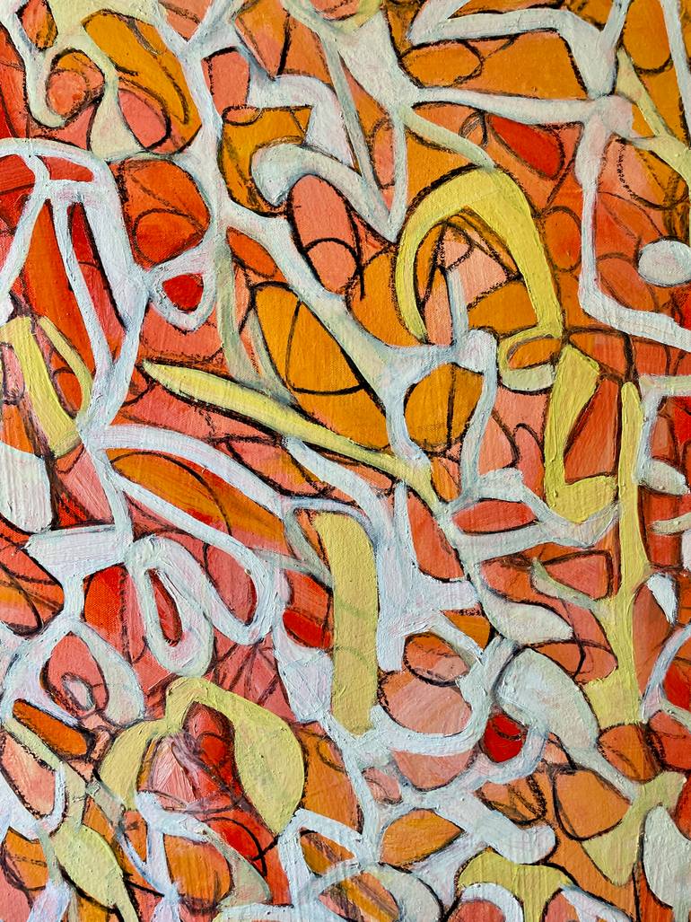 Original Abstract Expressionism Abstract Painting by Steven Miller
