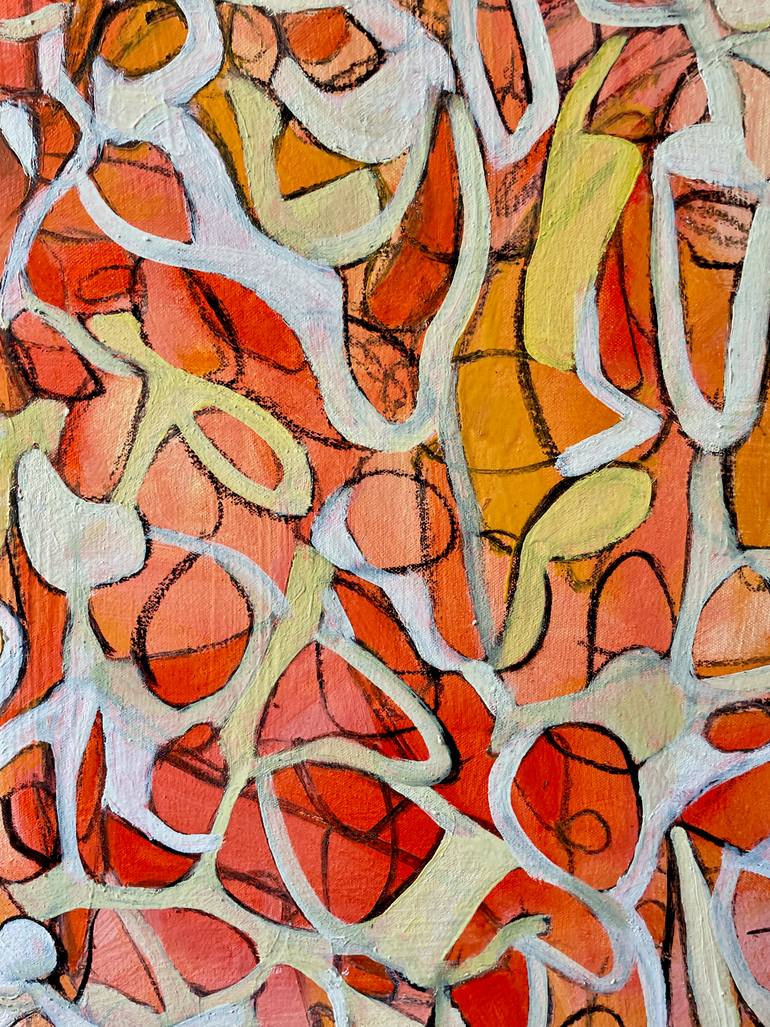 Original Abstract Expressionism Abstract Painting by Steven Miller