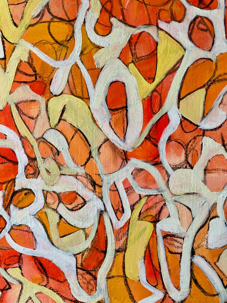 Original Abstract Expressionism Abstract Painting by Steven Miller