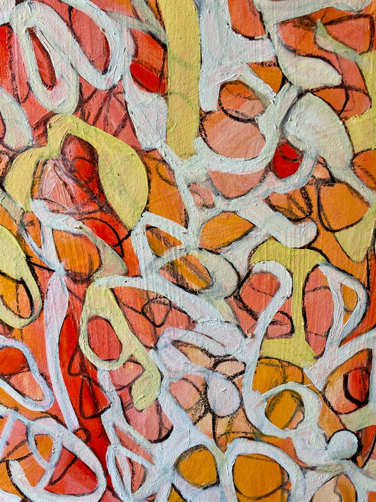 Original Abstract Expressionism Abstract Painting by Steven Miller