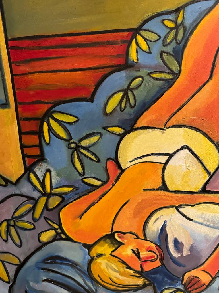 Original Figurative Nude Painting by Steven Miller