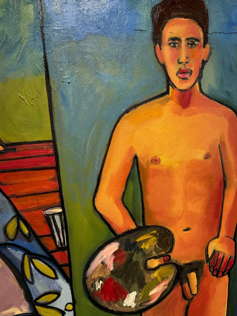 Original Figurative Nude Painting by Steven Miller