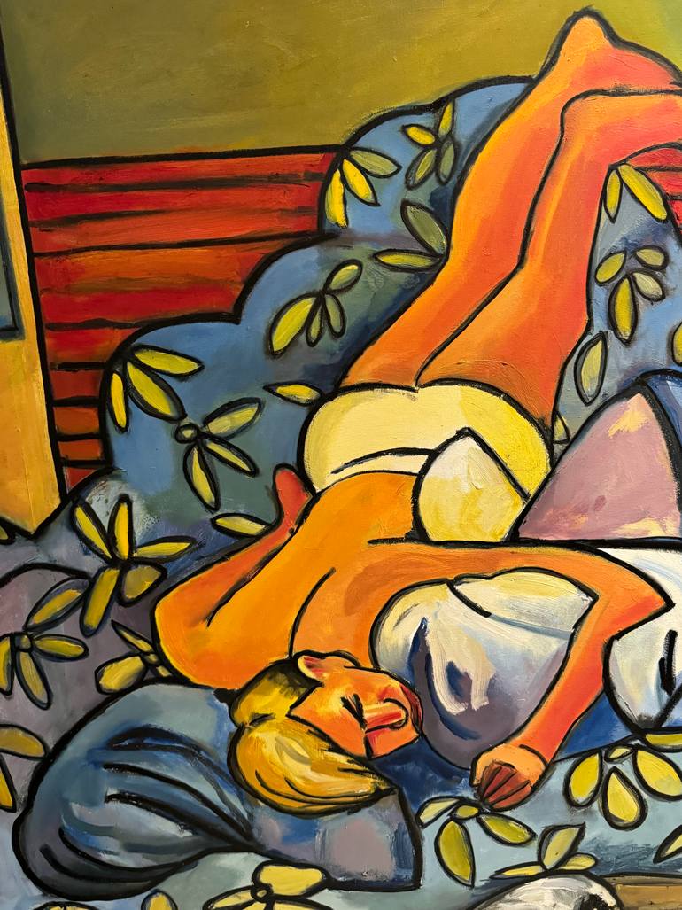Original Figurative Nude Painting by Steven Miller
