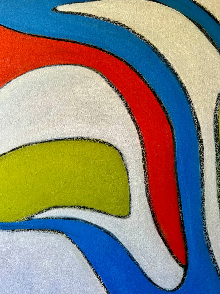 Original Abstract Expressionism Abstract Painting by Steven Miller