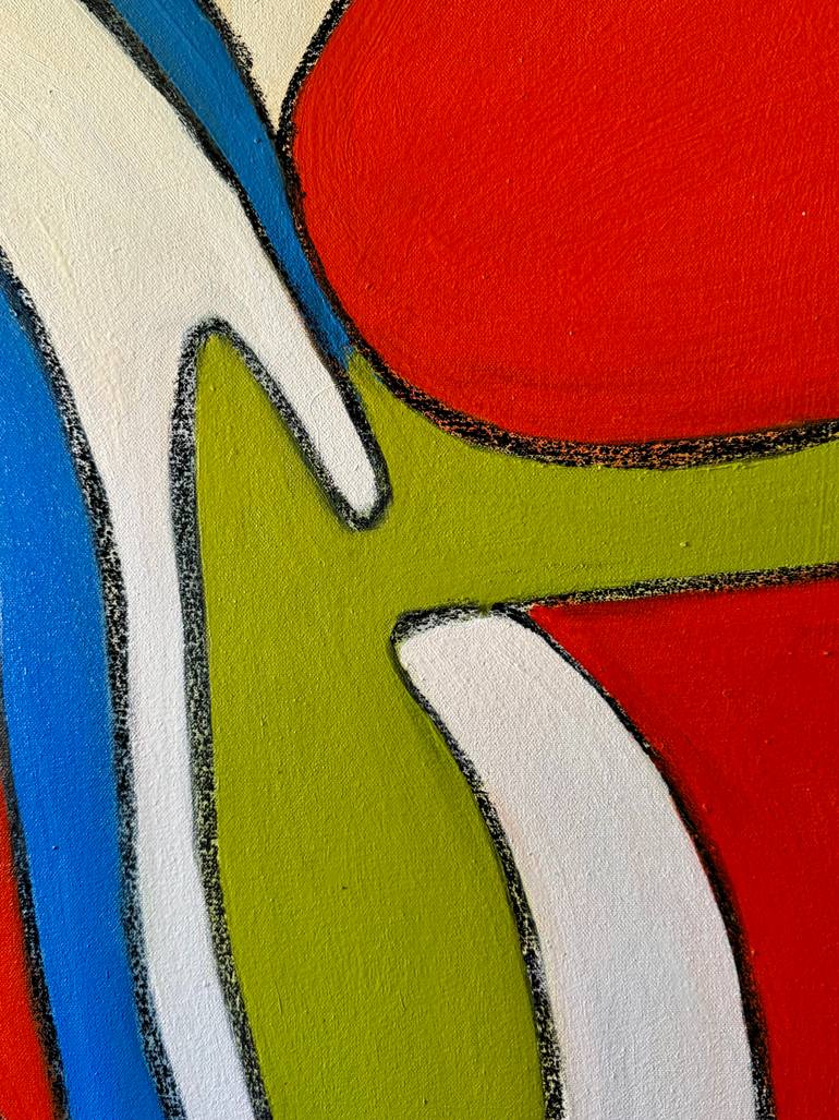 Original Abstract Expressionism Abstract Painting by Steven Miller