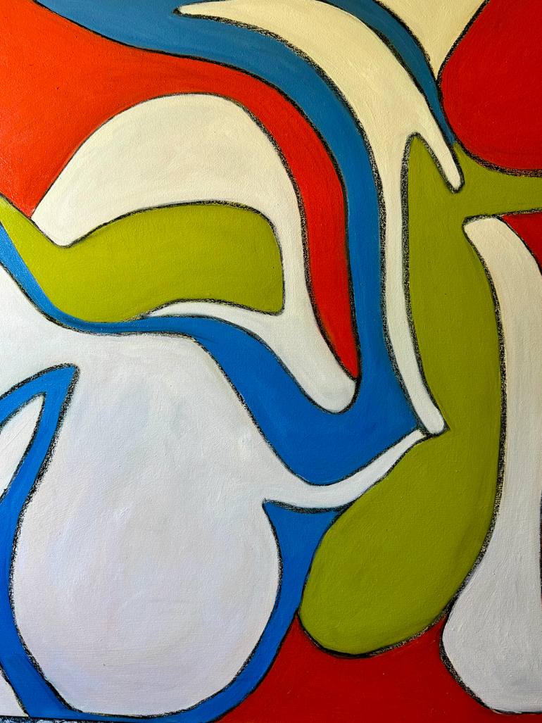 Original Abstract Expressionism Abstract Painting by Steven Miller