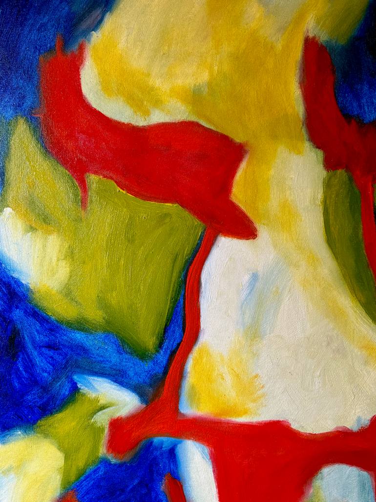 Original Abstract Expressionism Abstract Painting by Steven Miller