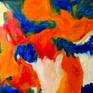 Whole image on easel