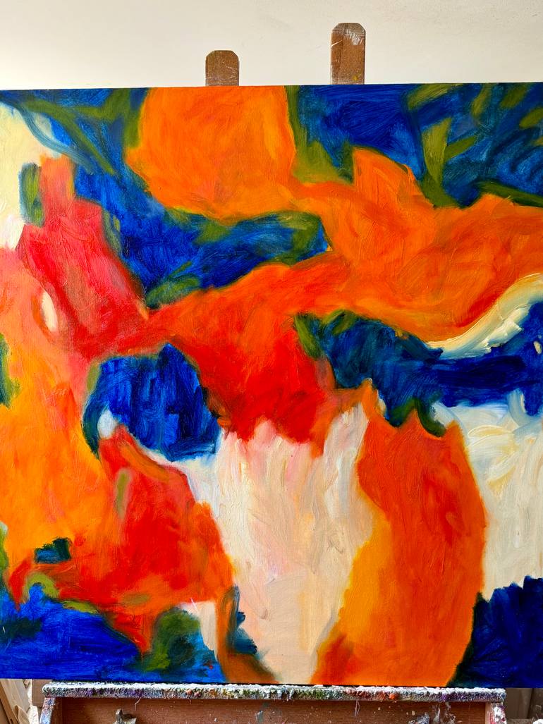 Original Abstract Expressionism Abstract Painting by Steven Miller