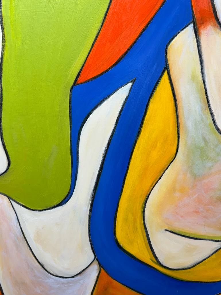 Original Abstract Expressionism Abstract Painting by Steven Miller