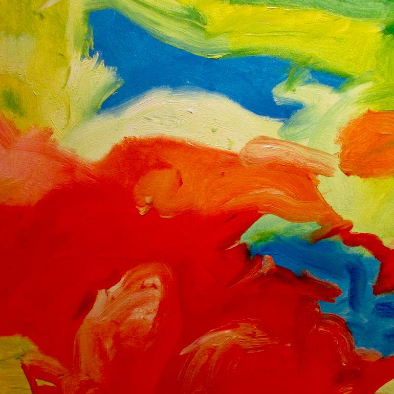 Original Abstract Expressionism Abstract Painting by Steven Miller