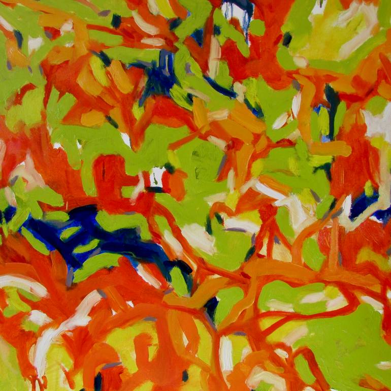 Original Abstract Expressionism Abstract Painting by Steven Miller