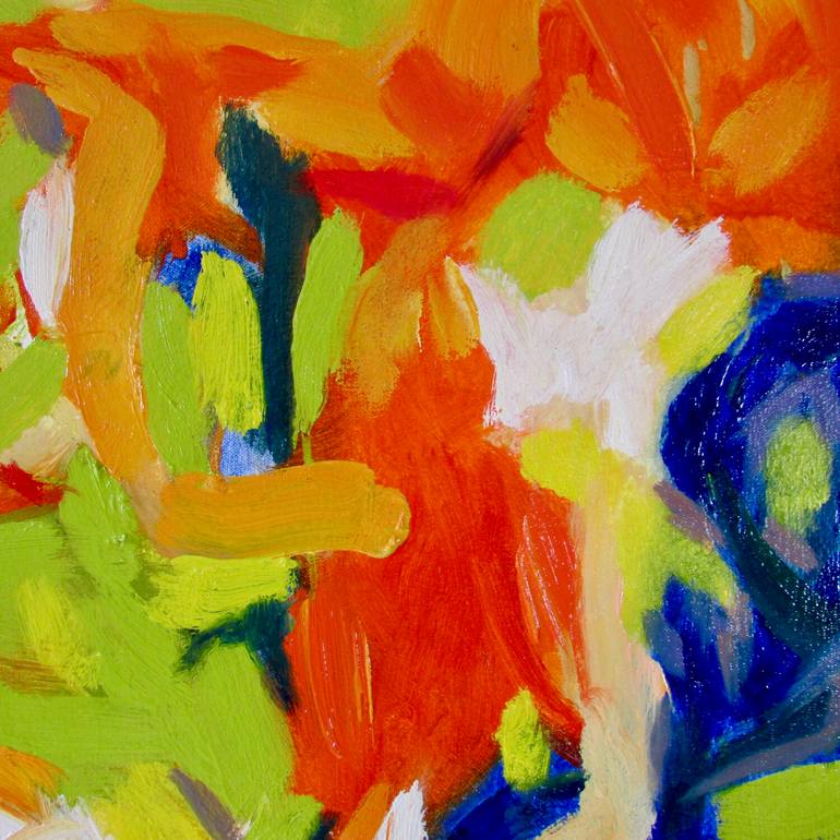 Original Abstract Expressionism Abstract Painting by Steven Miller