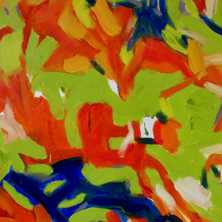 Original Abstract Expressionism Abstract Painting by Steven Miller