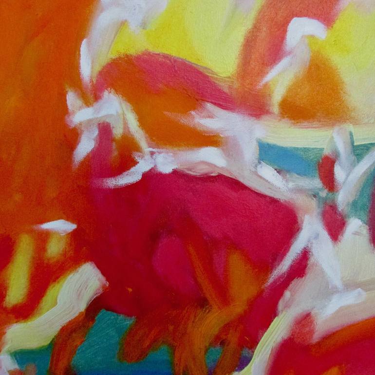 Original Abstract Expressionism Abstract Painting by Steven Miller