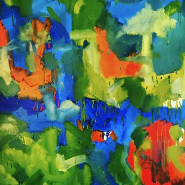 Original Abstract Expressionism Abstract Paintings by Steven Miller